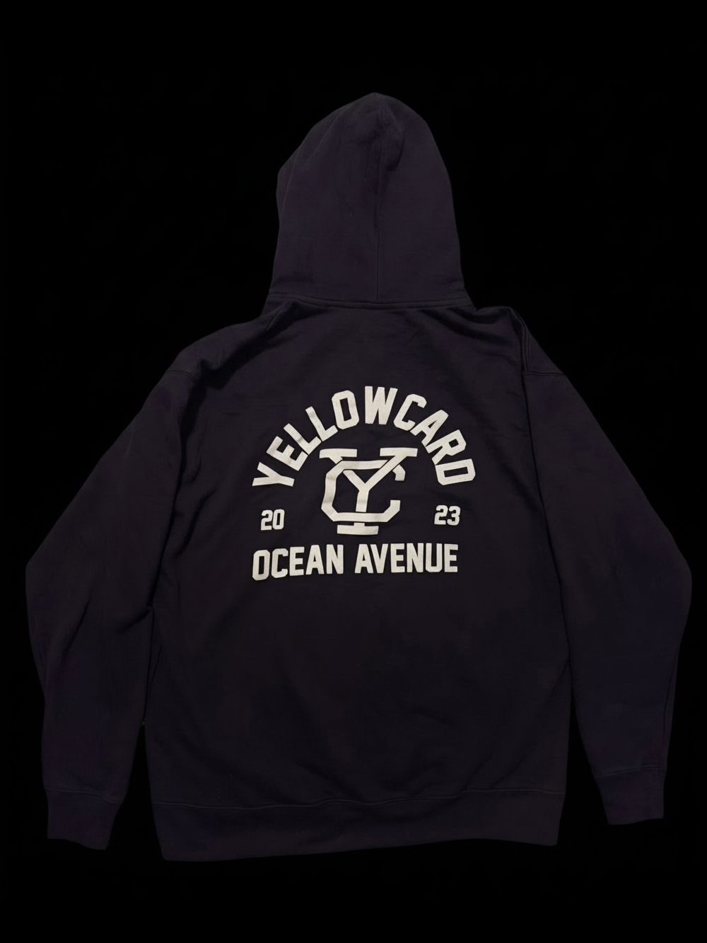 Official Ocean Avenue Yellowcard Graphic Hoodie - Black XL